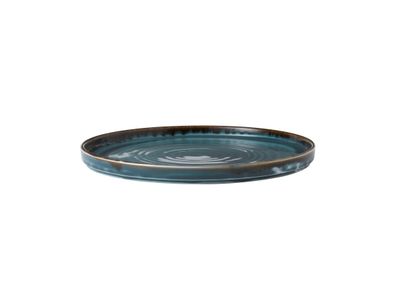 Piatto con bordo verticale 26 cm - Harvest Blue Dudson