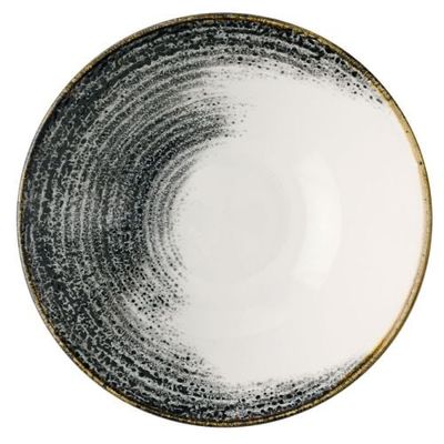 Churchill - Piatto fondo 19,6 cm Homespun Accents Quartz Black Studio Prints