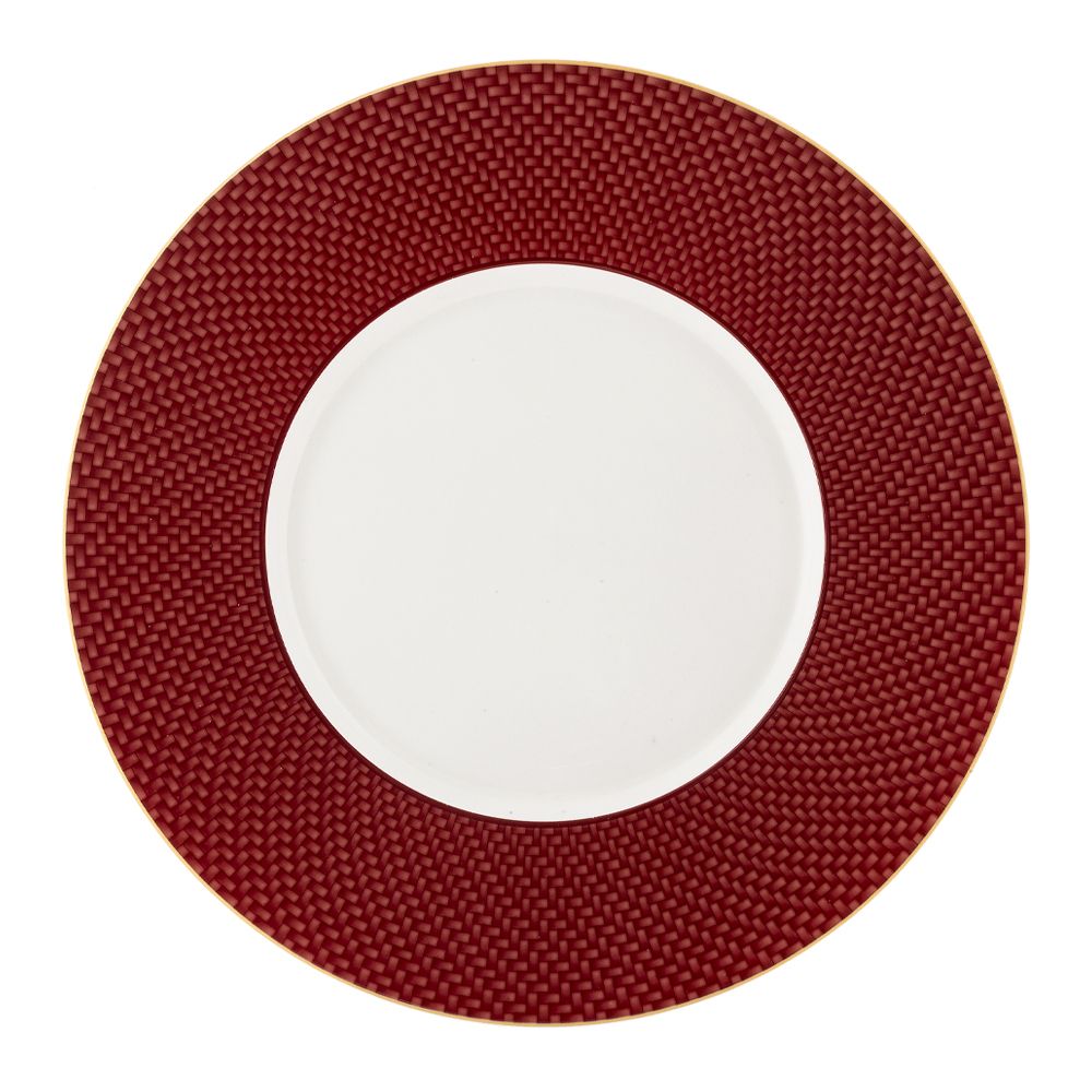 Geminiano Cozzi - Segnaposto 33 cm Rosso Intrecci