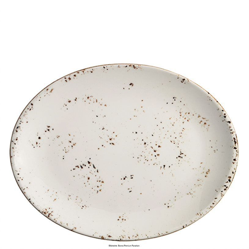 Piatto ovale 31x24 cm Grain Moove - Bonna