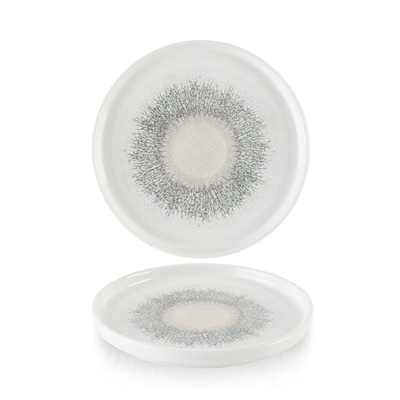 Churchill - Piatto con bordo verticale 26 cm Fusion Agate Grey Studio Prints