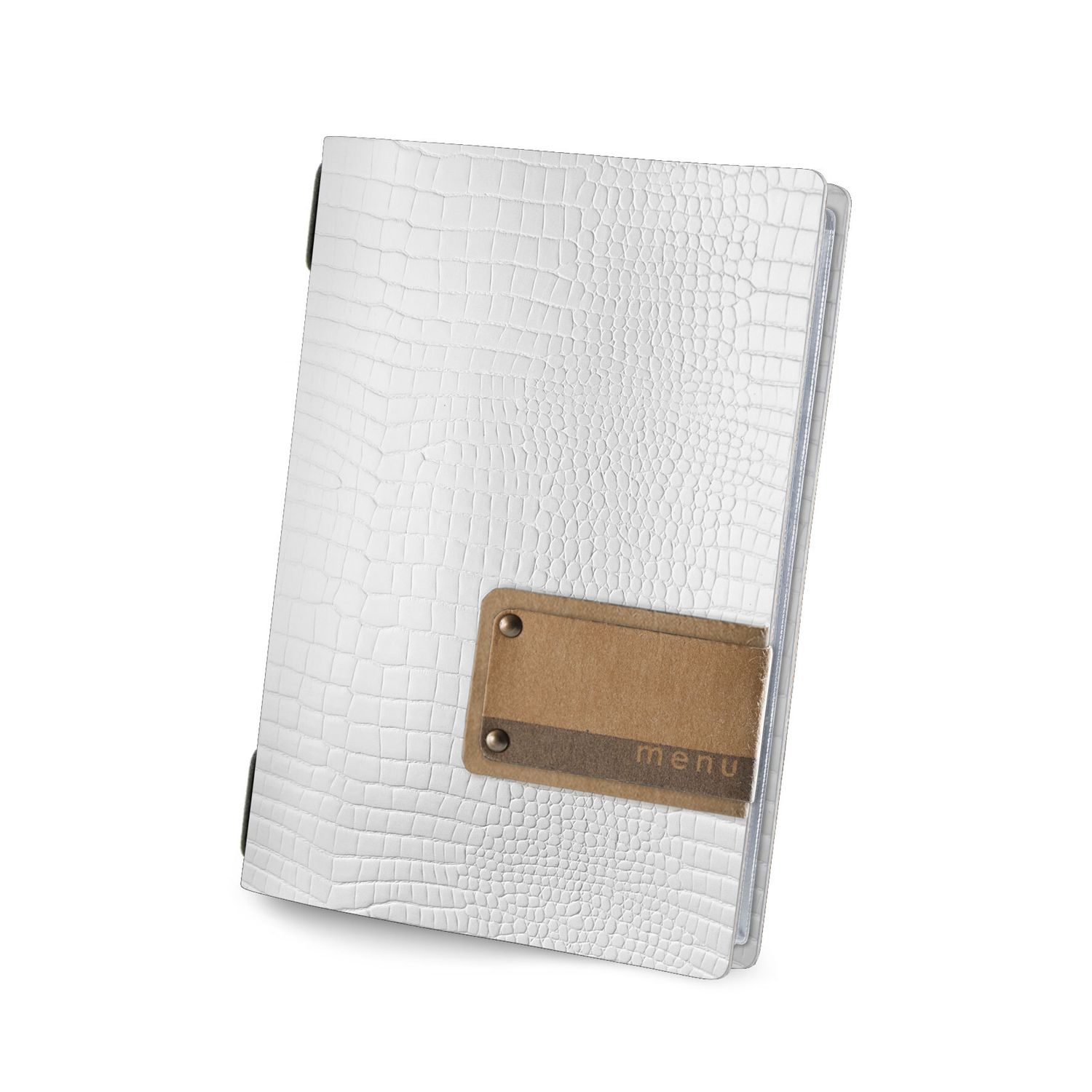 Dag Style - Menu Fashion Bianco Kroko Golfo  16,5x23,1 cm