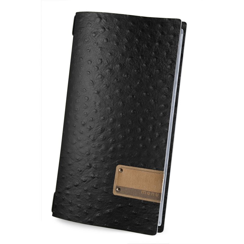 Dag Style - Menu Fashion Nero Struzzo 4RE 17,3x31,8 cm