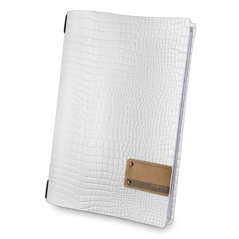Dag Style - Menu Fashion Bianco Kroko A4 23,2x31,8 cm