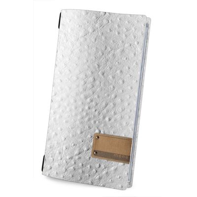 Dag Style - Menu Fashion Bianco Struzzo 4RE 17,3x31,8 cm