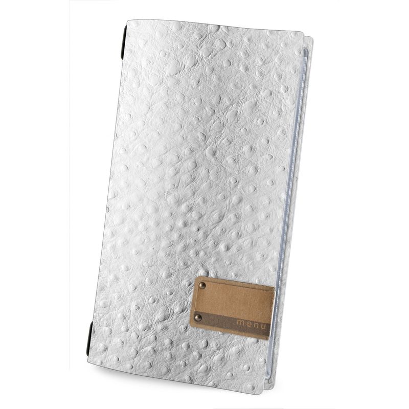 Dag Style - Menu Fashion Bianco Struzzo 4RE 17,3x31,8 cm
