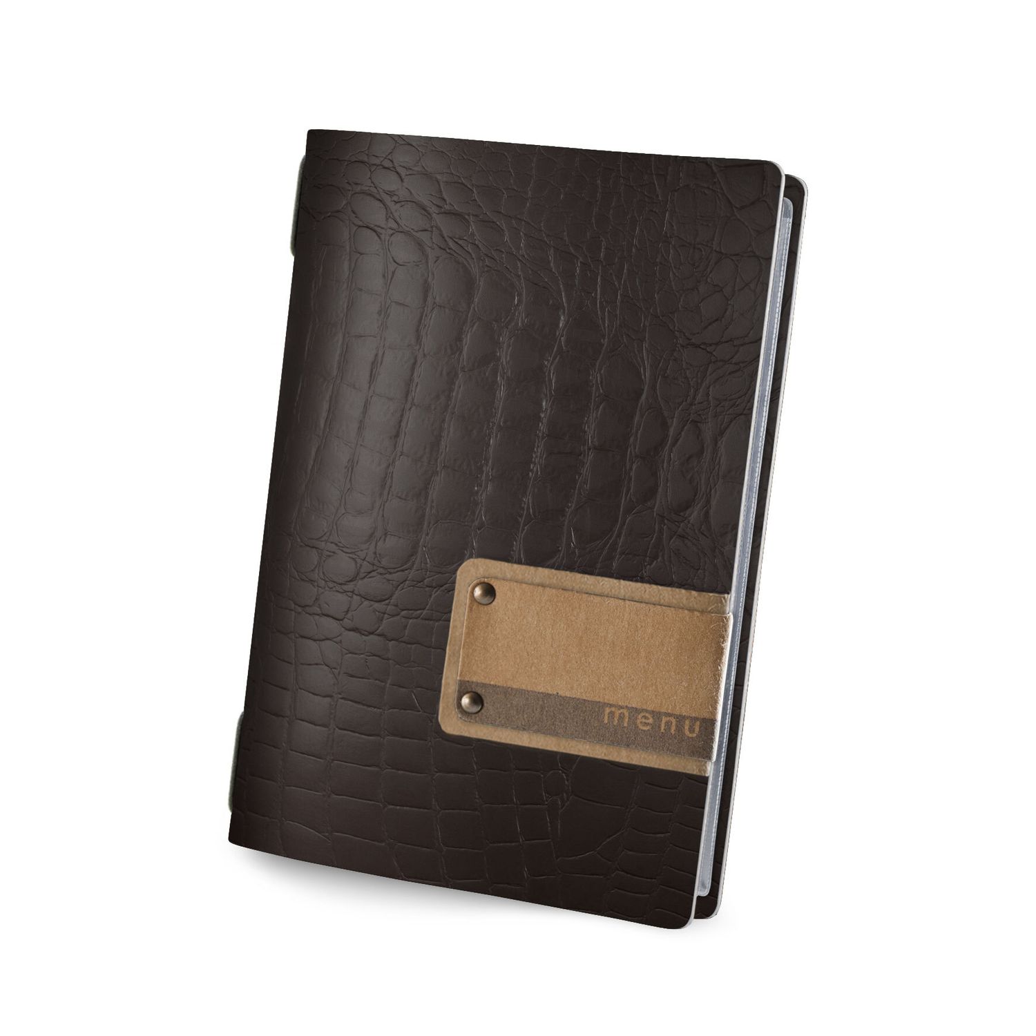 Dag Style - Menu Fashion Marrone Coccodrillo  Golfo  16,5x23,1 cm