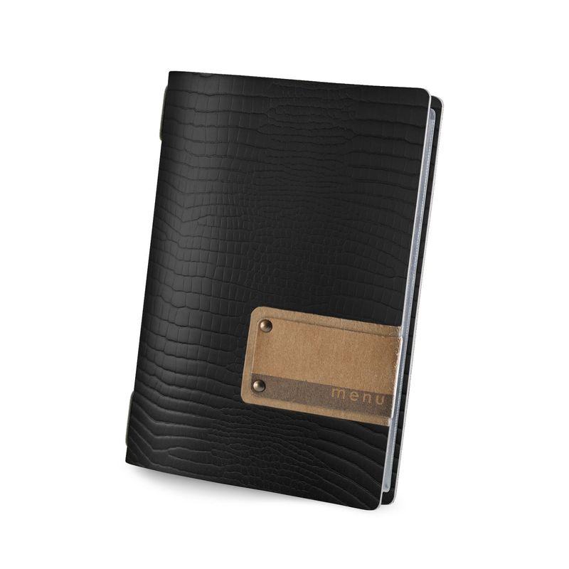 Dag Style - Menu Fashion Nero Kroko Golfo  16,5x23,1 cm