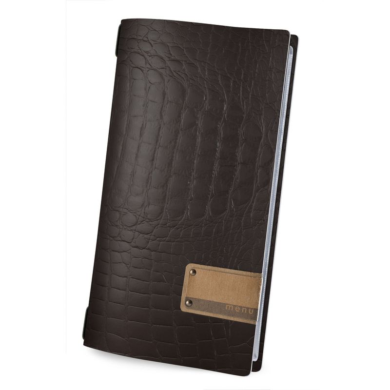 Dag Style - Menu Fashion Marrone Coccodrillo  4RE 17,3x31,8 cm