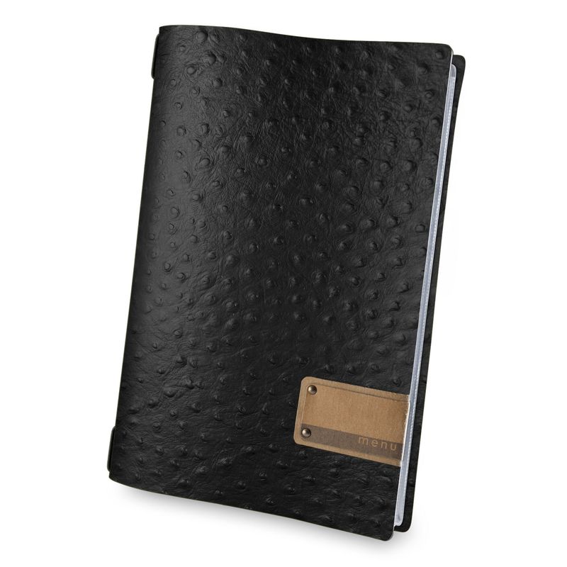 Dag Style - Menu Fashion Nero Struzzo A4 23,2x31,8 cm