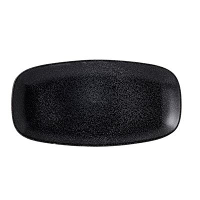Chef&#39;s piatto rettangolare 29.8x15.3 cm - Evo Origins Midnight Black Dudson