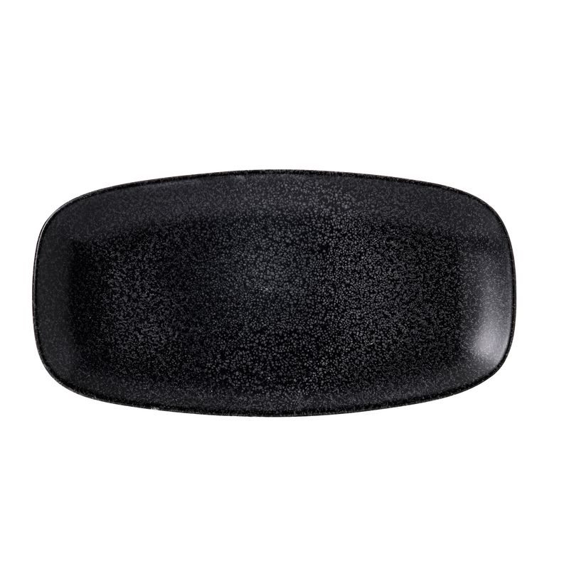 Chef&#39;s piatto rettangolare 29.8x15.3 cm - Evo Origins Midnight Black Dudson