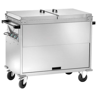 Forcar - Carrello termico a bagnomaria armadiato 2 x GN 1/1