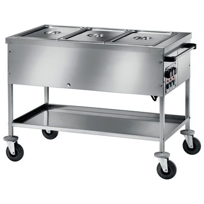Forcar - Carrello termico a bagnomaria 3 x GN 1/1