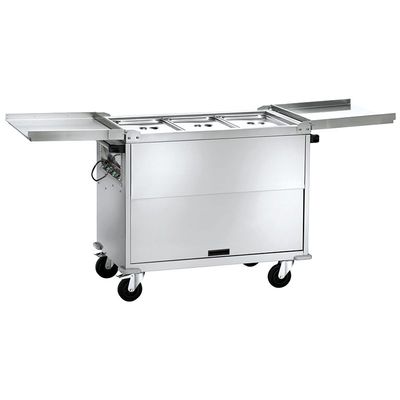 Forcar - Carrello termico a bagnomaria armadiato 3 x GN 1/1