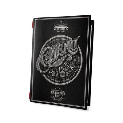 Dag Style - Menu Tattoo Nero Golfo 16,5x23,1 cm