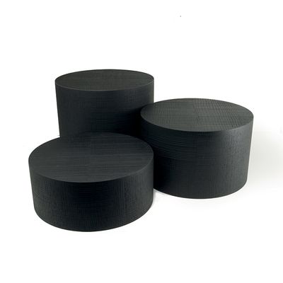 Yegam - Alzata cilindrica in legno 300 x 240 mm Frassino Nero