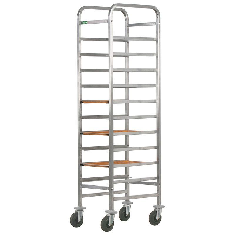 Forcar - Carrello portavassoi rinforzati GN 1/1 per 10 vassoi 45 x 62 cm