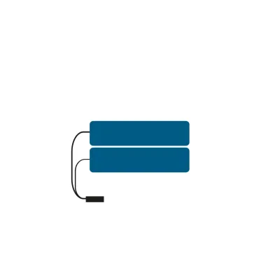 Pacco batteria sostitutiva doppia - Zafferano