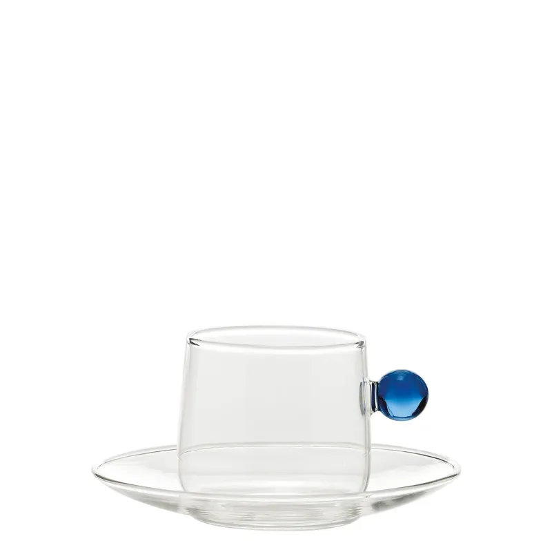 Tazza da tè con piattino 22 cl Bilia Blu - Zafferano