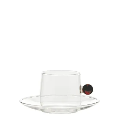 Tazza da tè con piattino 22 cl Bilia Ambra - Zafferano