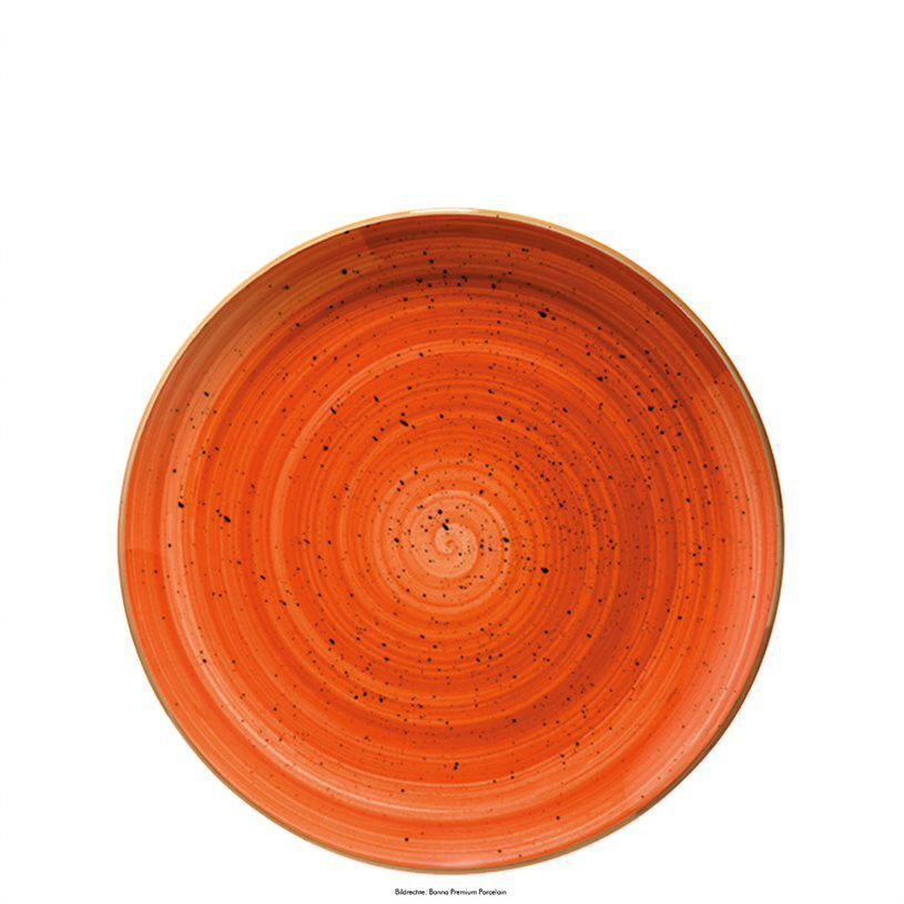 Piatto piano 27 cm Aura Terracotta Gourmet - Bonna