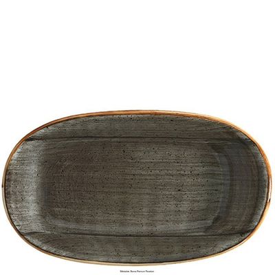 Piatto ovale 19x11 cm Aura Space Gourmet - Bonna