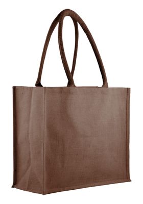 Borsa Juta 35hx45x15 cm Marrone