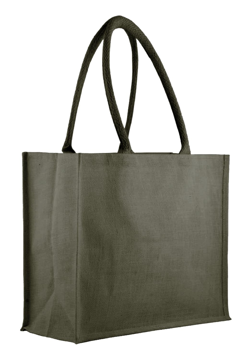 Borsa Juta Colorata 35hX45x15 cm Nero