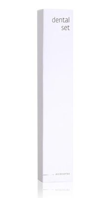 Tirolix - Set per l&#39;igiene orale in scatola di cartone White Accessories
