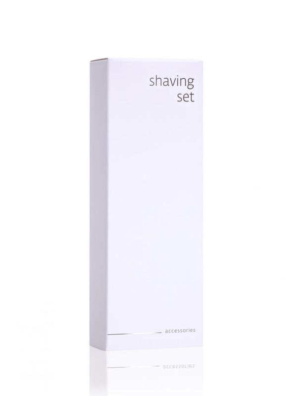 Tirolix - Set per la rasatura in scatola di cartone White Accessories