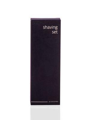 Tirolix - Set per la rasatura in scatola di cartone Black Accessories