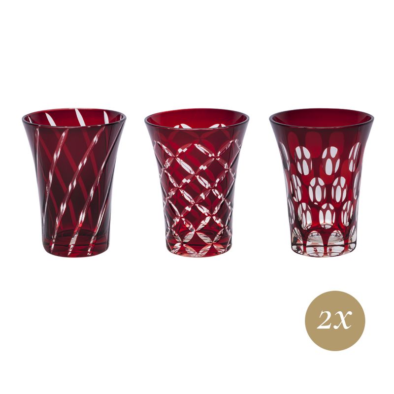 Geminiano Cozzi - Bicchiere alto 27 cl Rosso Twin One