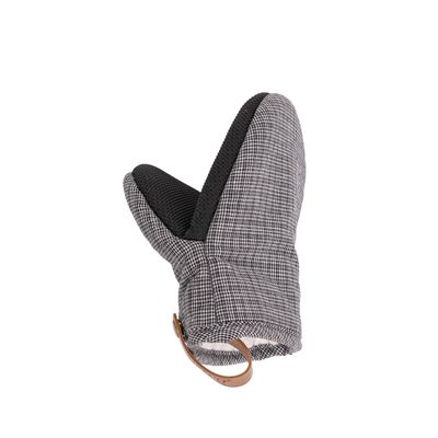 Presine Houndstooth 2 pezzi 14 x 18 cm Nero - Tirolix
