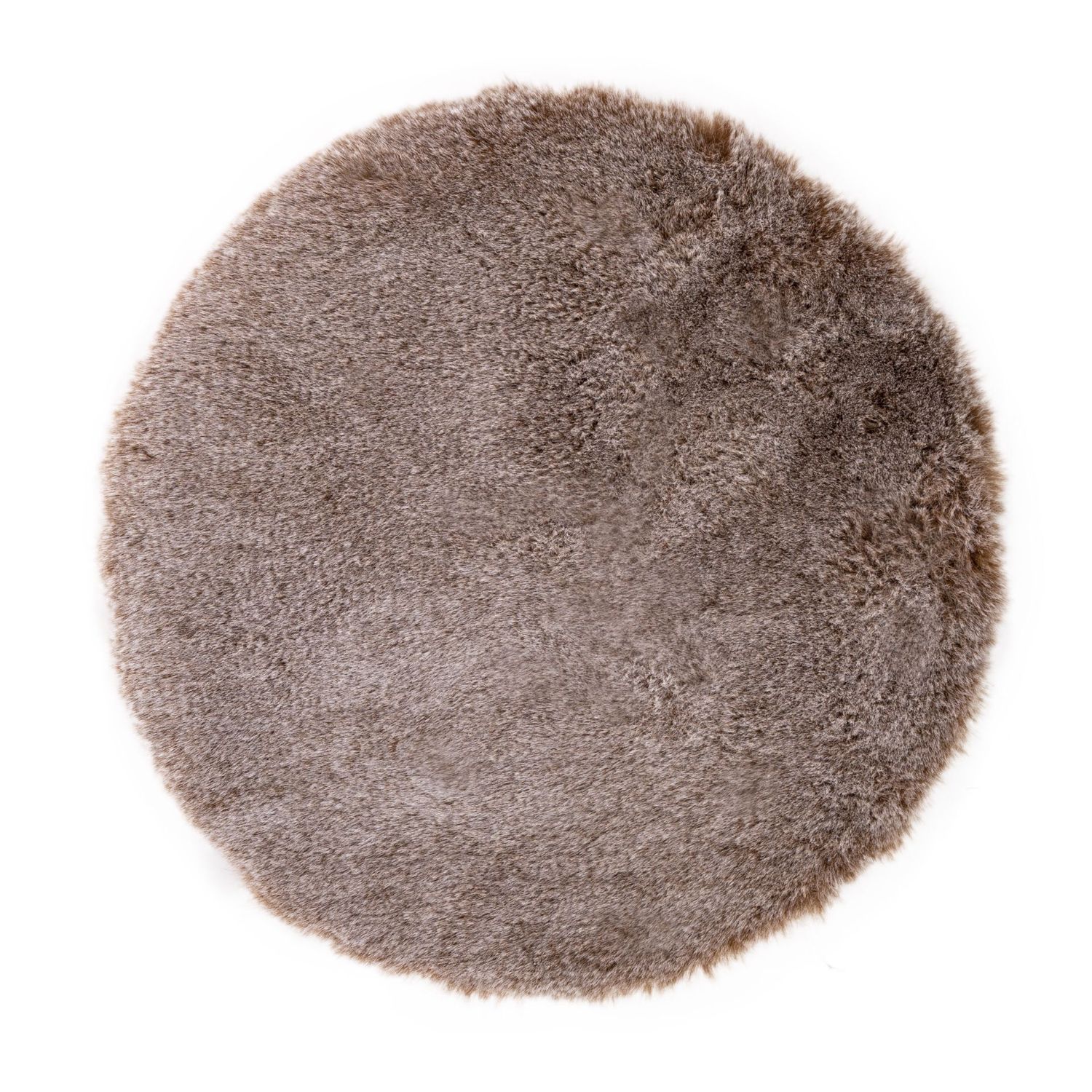 Tappeto Pelliccia Coniglio 35 cm Taupe - Tirolix