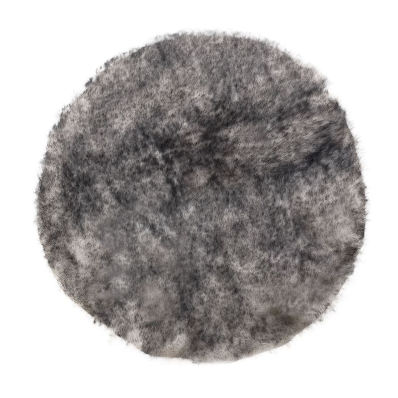 Tappeto Pelliccia Coniglio 35 cm Grigio Chiaro - Tirolix