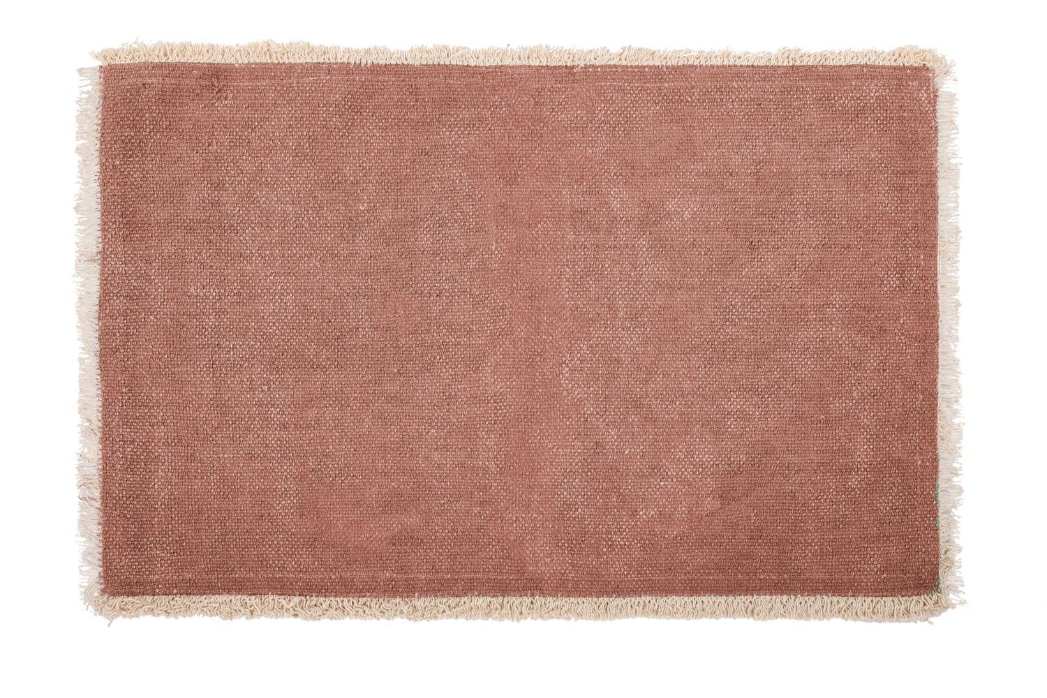 Tovaglietta Piccole Frange 33x48 cm Ruggine - Tirolix