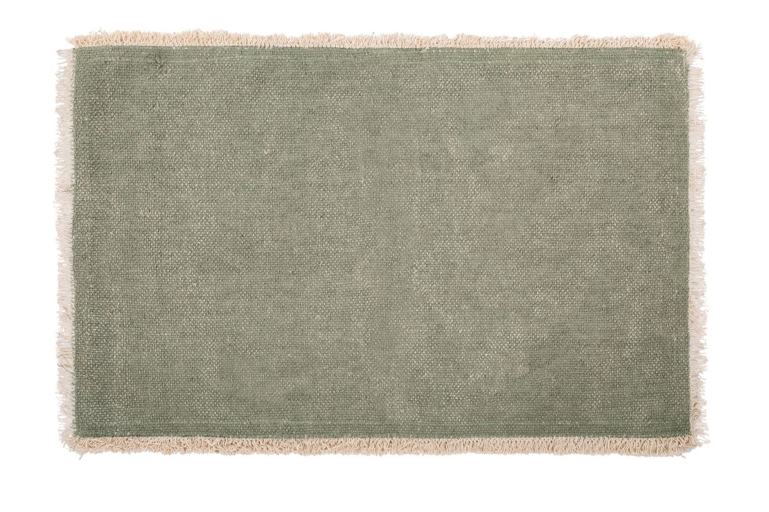 Tovaglietta Piccole Frange 33x48 cm Verde - Tirolix