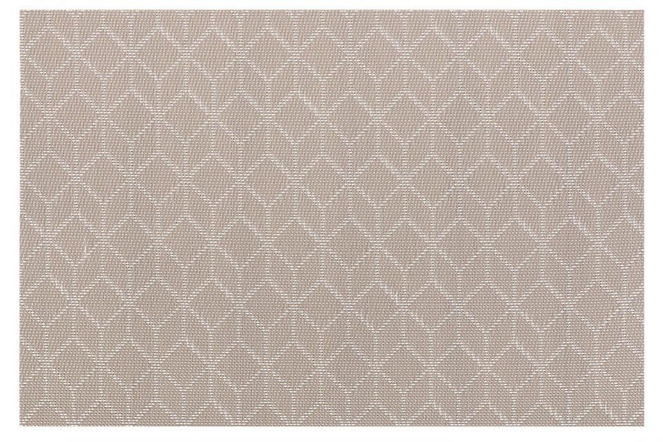 Tovaglietta Motivo Geometrico Cubo 30x45 cm Taupe - Tirolix