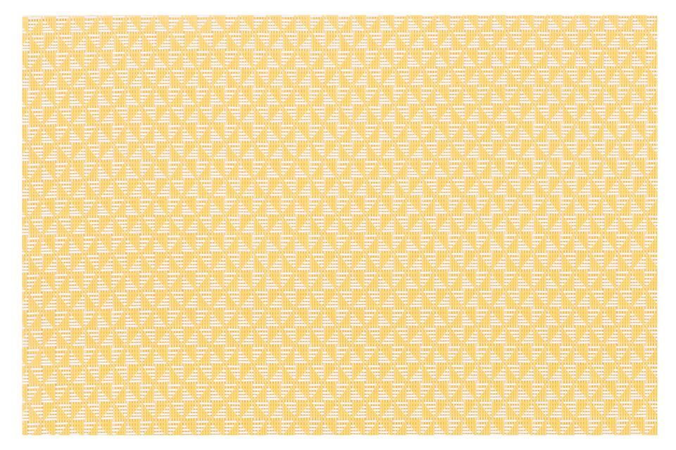 Tovaglietta Motivo Geometrico Triangolo 30x45 cm Giallo - Tirolix