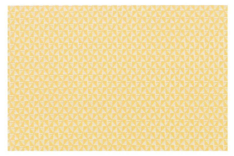 Tovaglietta Motivo Geometrico Triangolo 30x45 cm Giallo - Tirolix