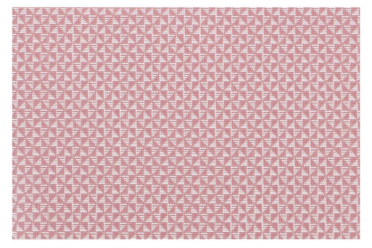 Tovaglietta Motivo Geometrico Triangolo 30x45 cm Rosso - Tirolix