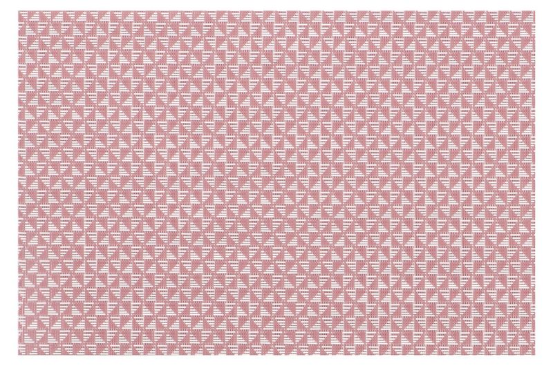 Tovaglietta Motivo Geometrico Triangolo 30x45 cm Rosso - Tirolix