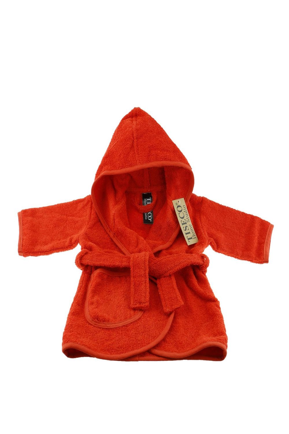 Accappatoio Neonato 2-4 Anni Rosso - Tirolix