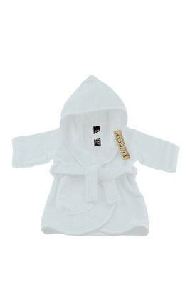 Accappatoio Neonato 0-12 Mesi Bianco - Tirolix