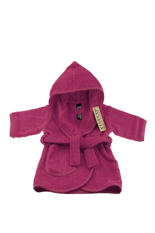 Accappatoio Neonato 0-12 Mesi Fucsia - Tirolix