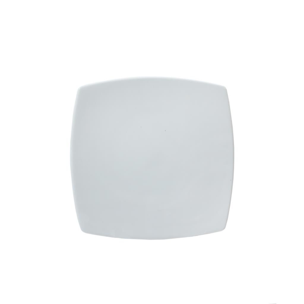 Piatto Piano 21 x 21 cm Forma 41 Quadra - Royal Porcelain