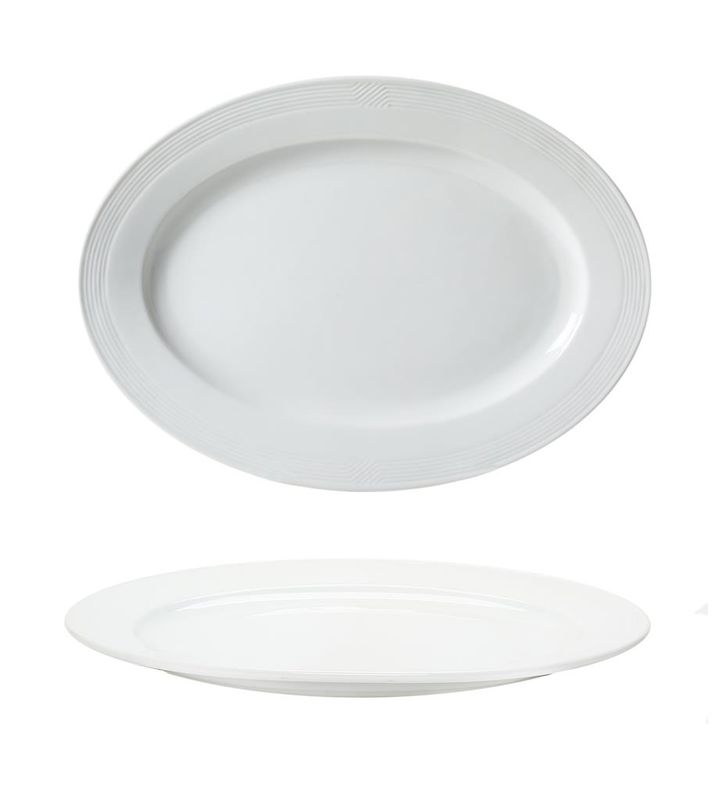 Piatto Ovale 26 cm Forma 19 - Royal Porcelain