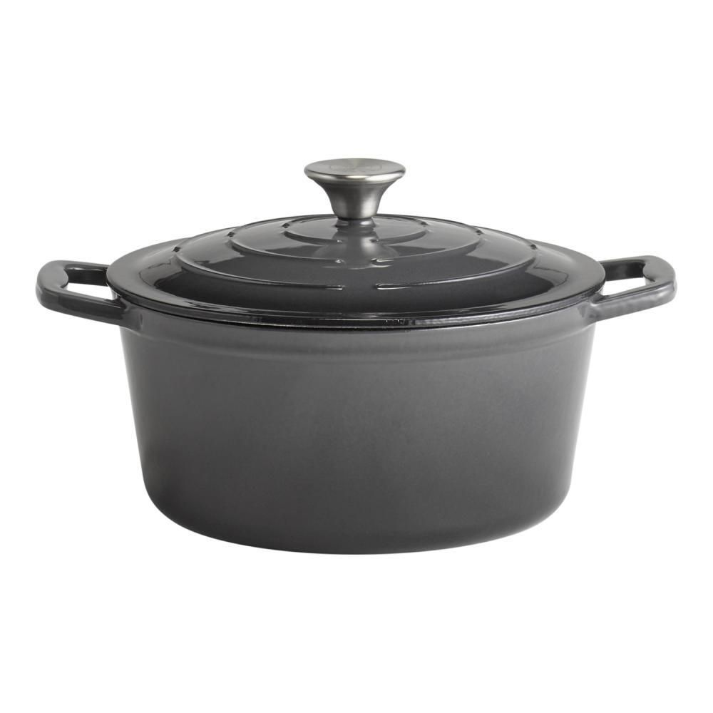 APS - Pentola con coperchio &quot;5 Stars&quot; 25 x 25 cm Grigio