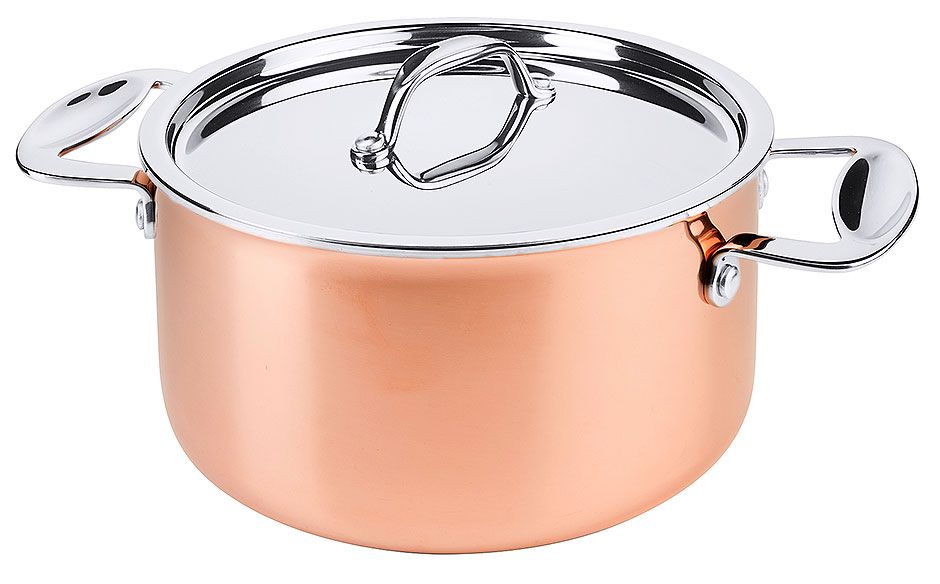 Pentola di cottura in rame 3,5 l - Contacto
